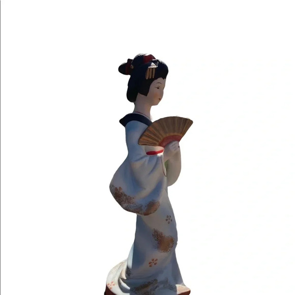 Ceramic Japanese Lady Figurine Vintage - Picture 5 of 6